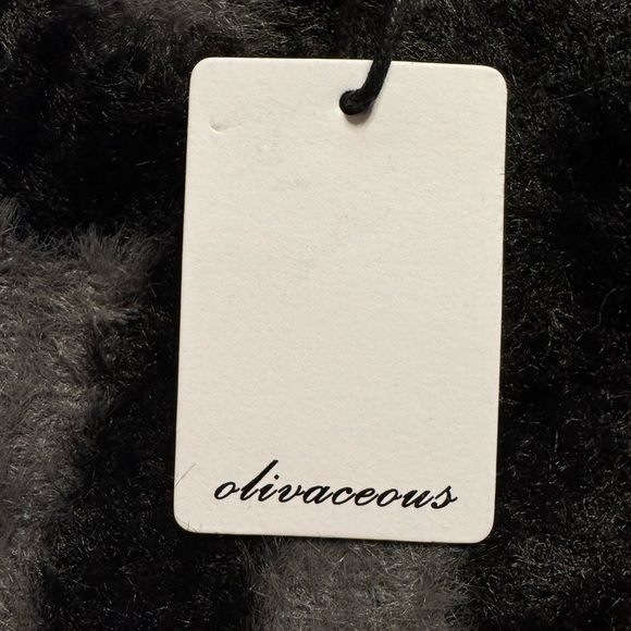 Olivaceous Short Sleeve Faux Fur Cropped - Picture 7 of 7